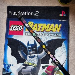 Chrome Hearts Black Belt with Multicolor Crosses